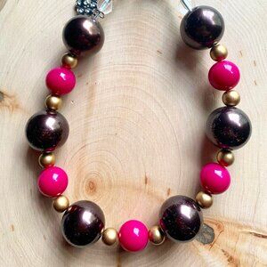 Chocolate Berry (16") - Pet Necklace - Pet Accessories